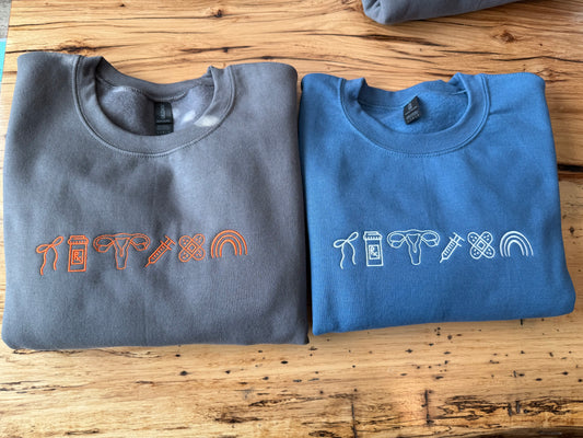 'Icons Only' Crewneck Sweatshirt