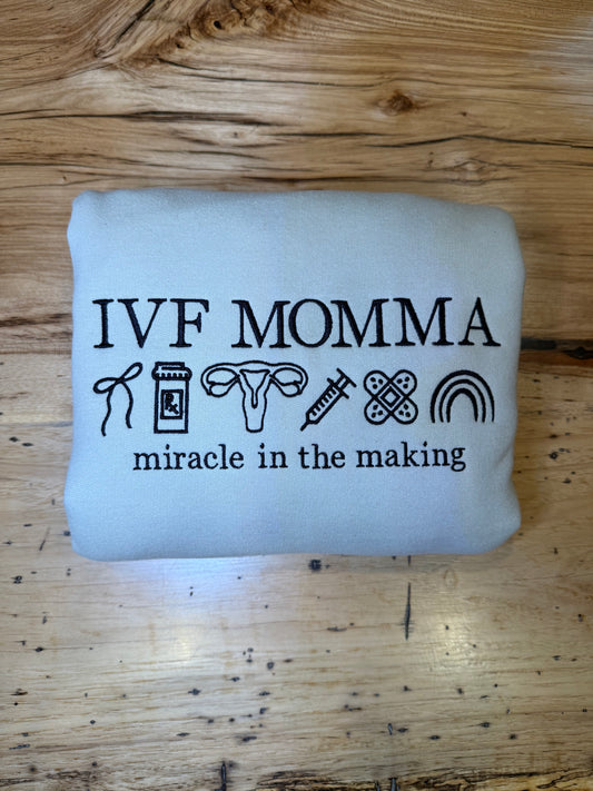 ‘IVF MOMMA’ Crewneck Sweatshirt
