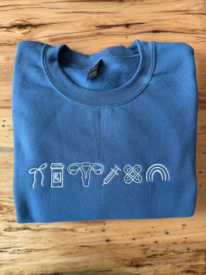 'Icons Only' Crewneck Sweatshirt