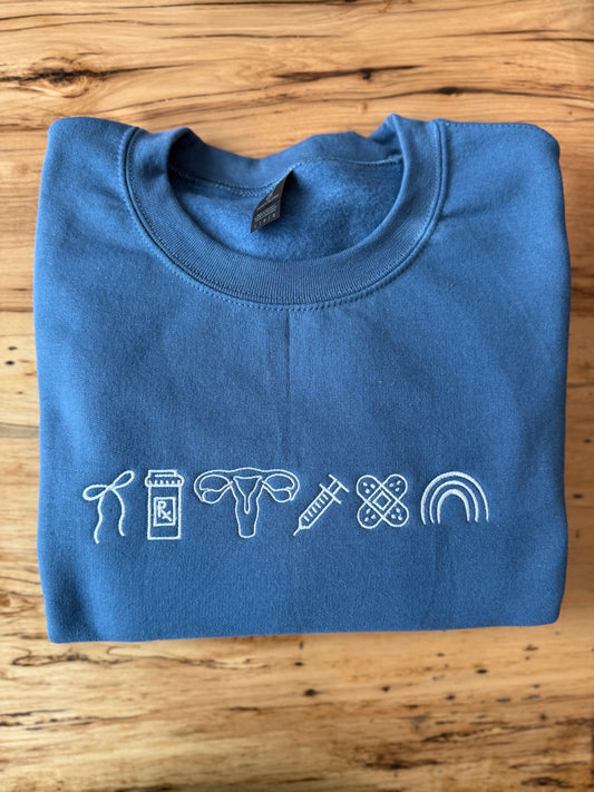 'Icons Only' Crewneck Sweatshirt