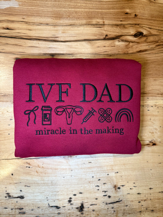 ‘IVF DAD’ Crewneck Sweatshirt