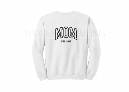'MOM Varsity' Sweatshirt, Tshirt, or Hoodie