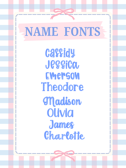 Personalized Embroidered Easter Bunny