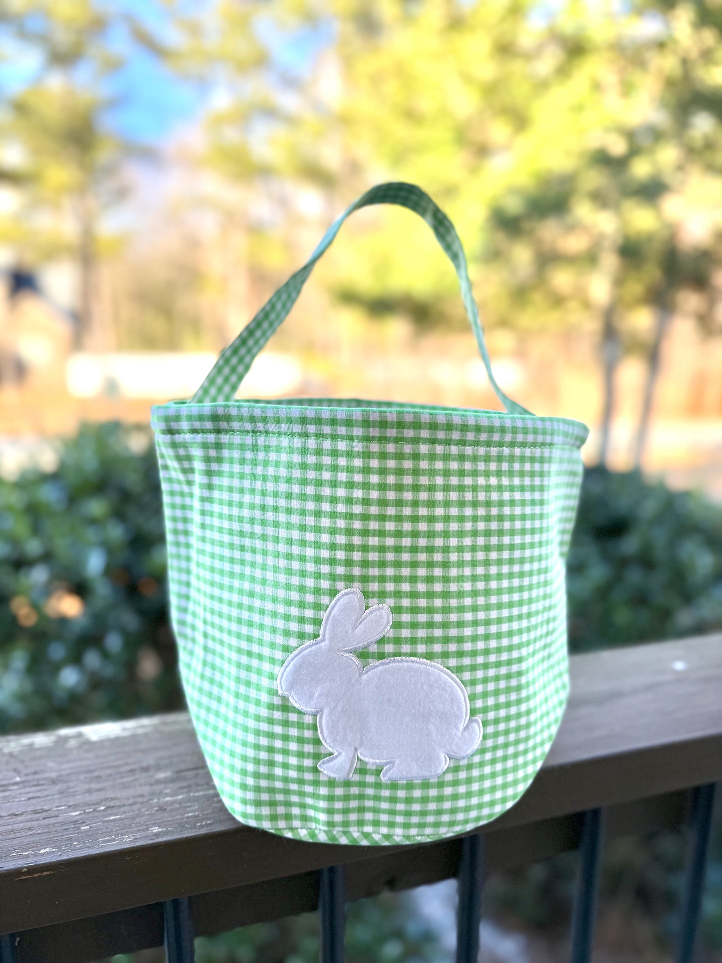 Personalized Embroidered Easter Baskets