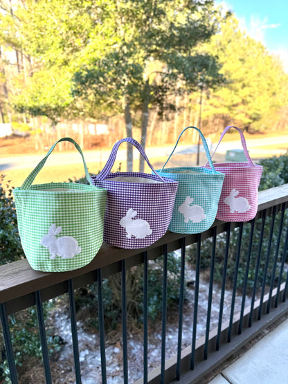 Personalized Embroidered Easter Baskets