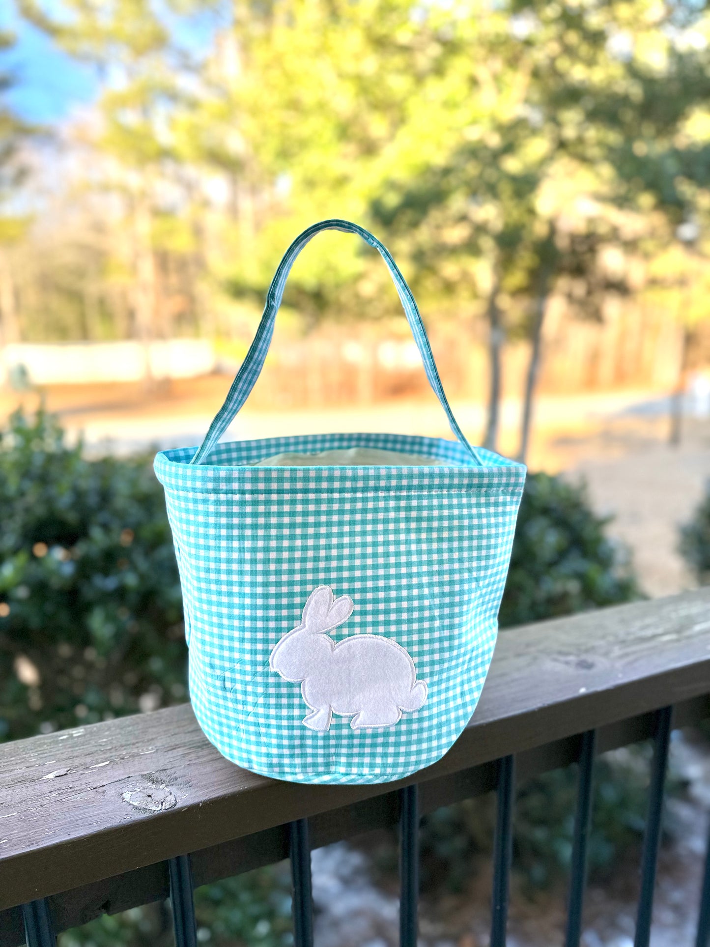 Personalized Embroidered Easter Baskets